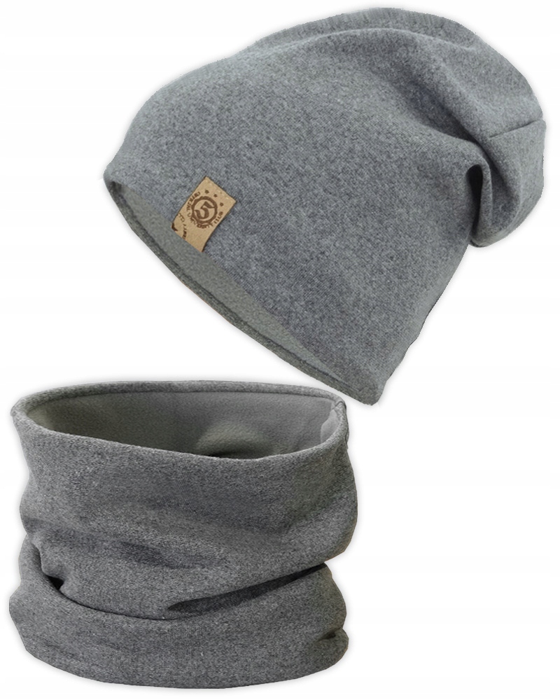

Czapka Komin tuba Ciepł komplet zimowy Polar 54-58