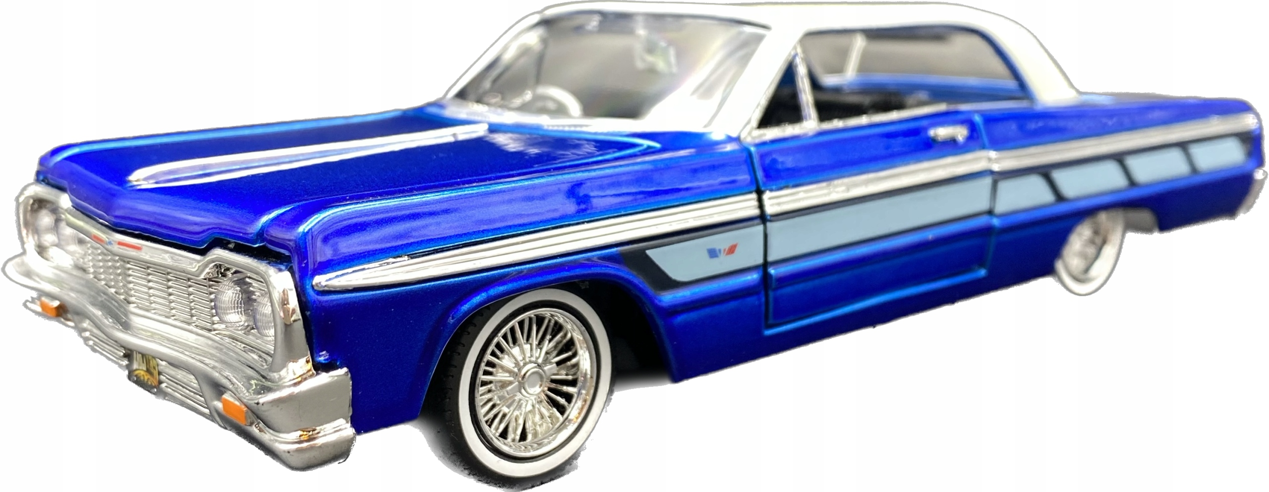 Chevrolet Impala 1964 blue 1:24 Motormax 79021