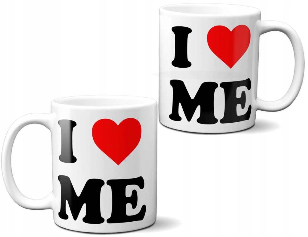 

Kubek I Love Me +imię