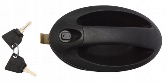 KLAMKA ZEWNĘTRZNA LEWA DRZWI KOPARKI JCB 3CX 4CX Producent części AM