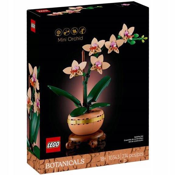 Lego Icons Botanical Malá orchidej 10343
