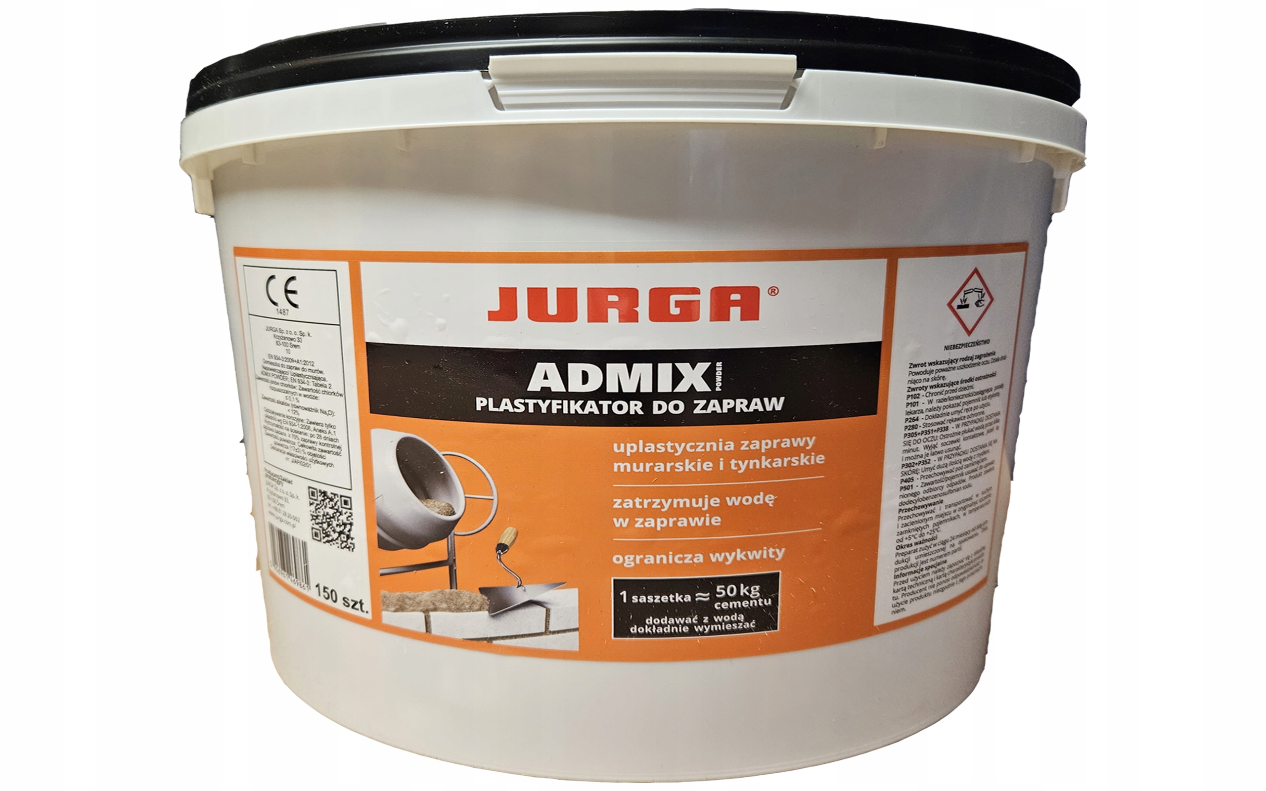 Plastyfikator do Betonu w Saszetkach 150szt Wiadro Rodzaj plastyfikator