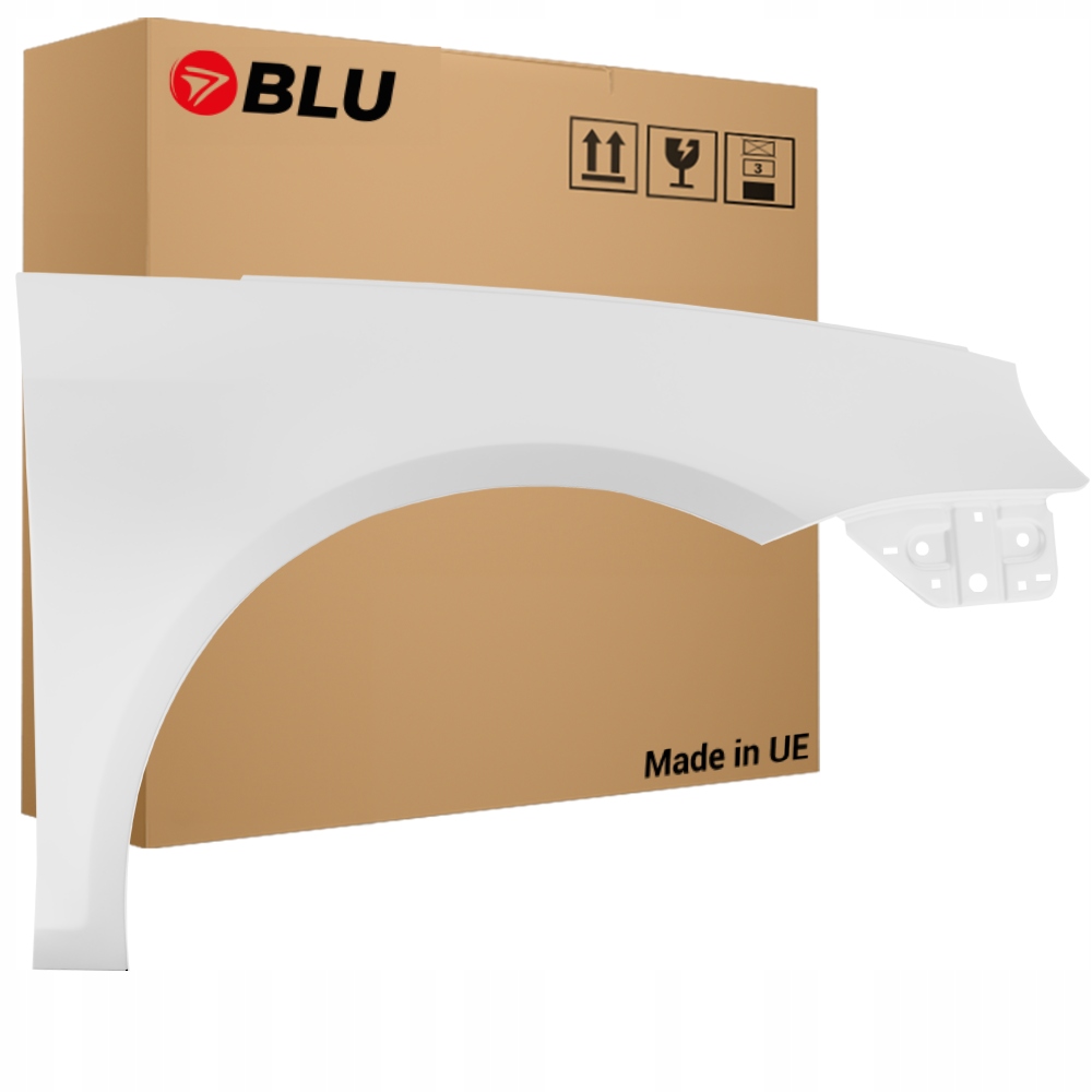 Blu Blatník Vw Eos LB9A pravý bílý 06-15 přední CandyWeiss