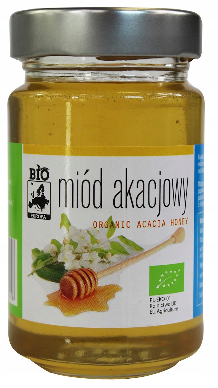 Levně 2X Bio Planet Akátový med bio 300 g