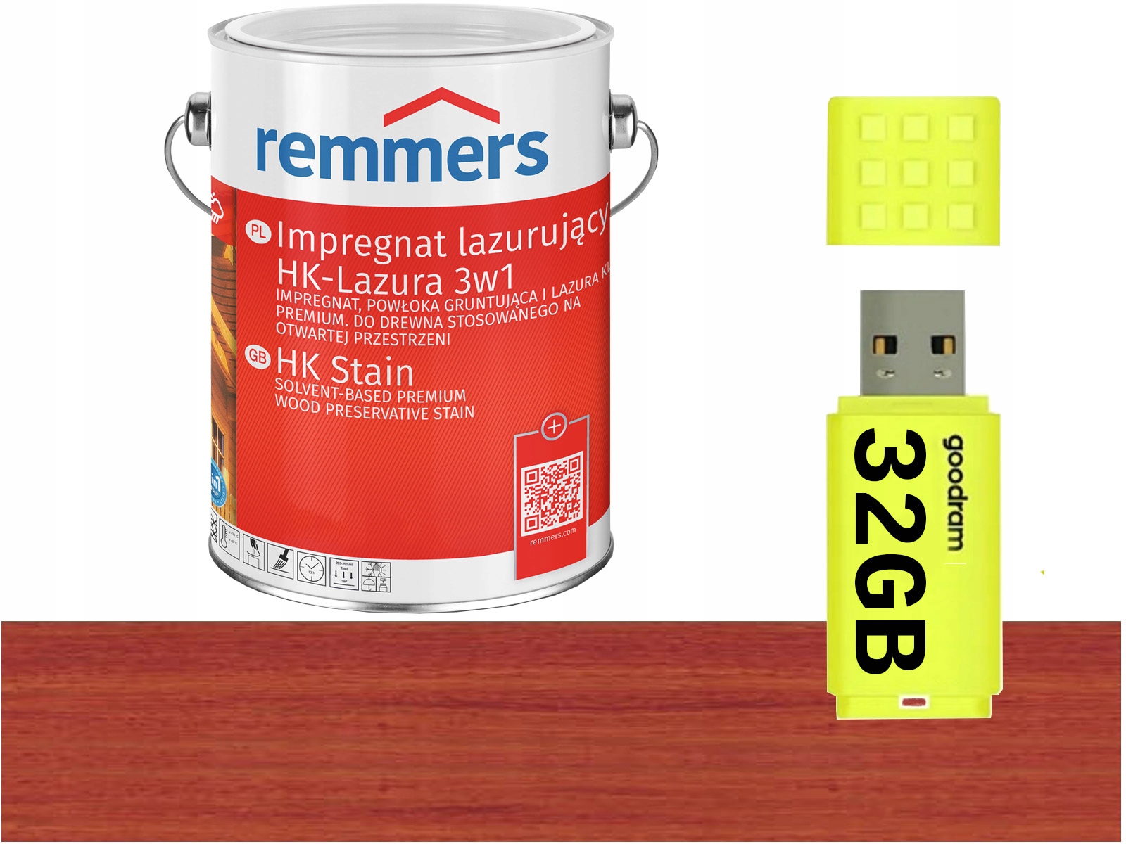 Remmers HK-Lasur impregnat do drewna 0,75L Mahoń