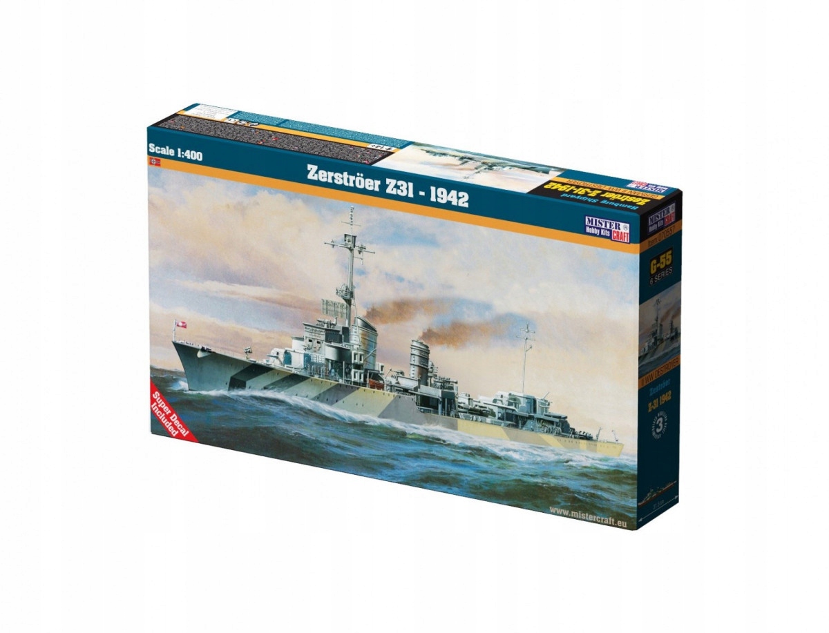Zerstroer Z31-1942, 1:400