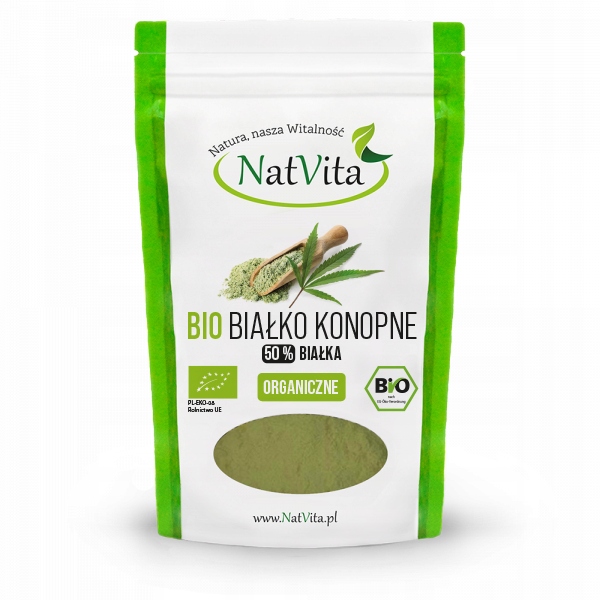 

Białko konopne 50% Bio 300g NatVita