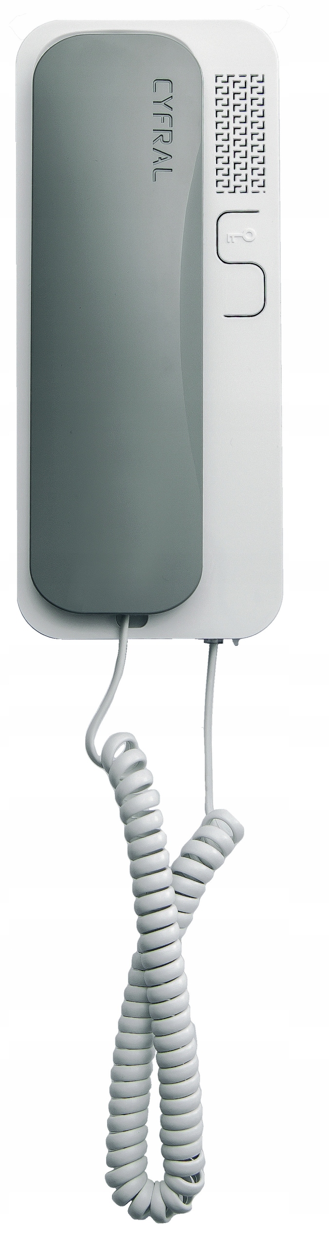 UNIFON DOMOFON 2-ŻYŁOWY CYFRAL SMART D szaro-biały