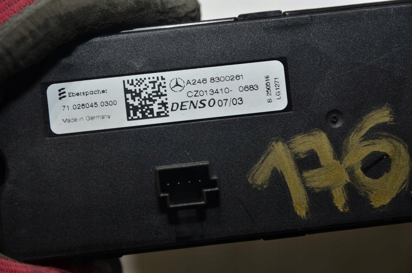 heater electrical Mercedes W176 lift
