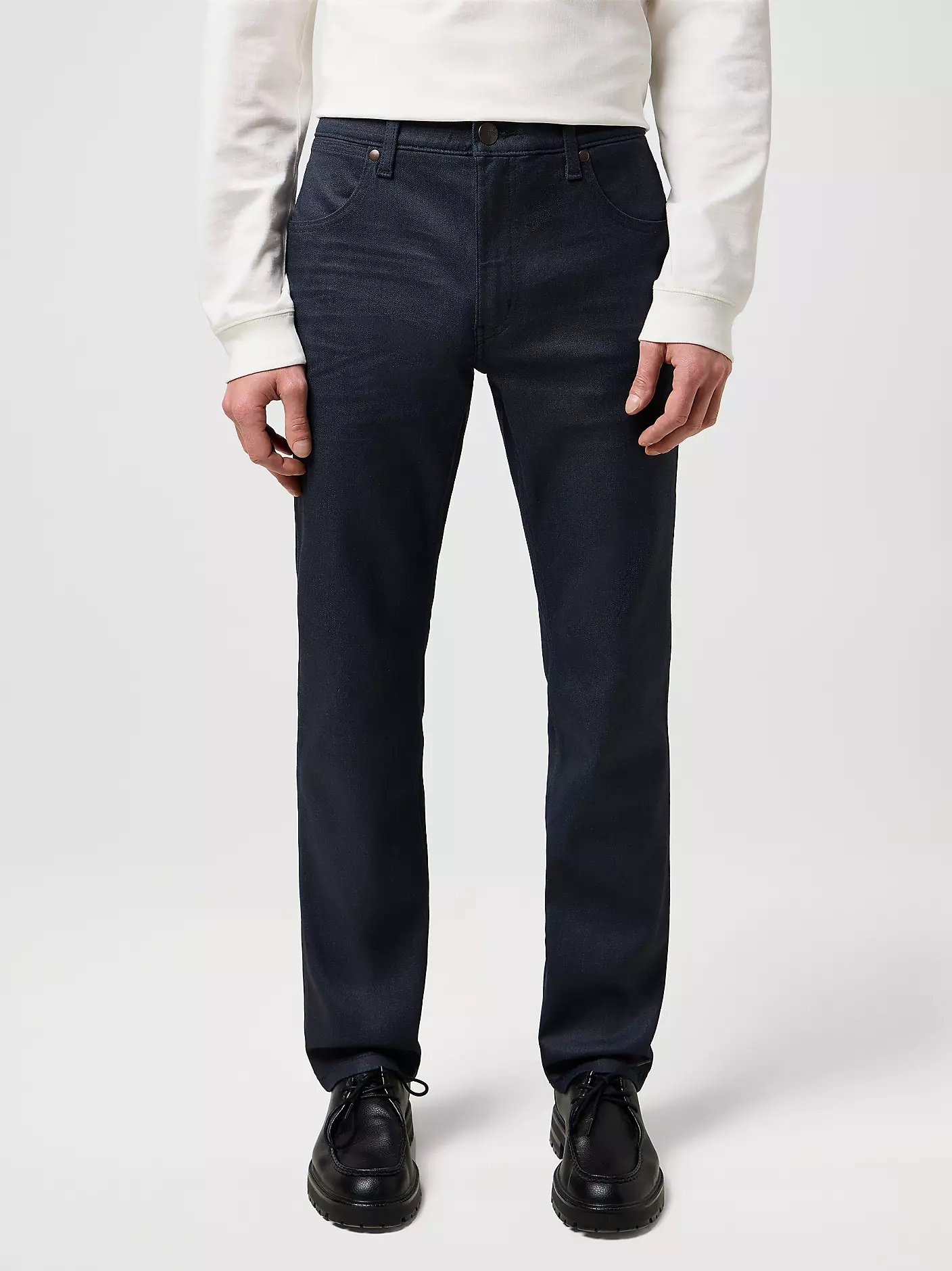 Pánské džíny Wrangler Greensboro W31 L32 112370719 Indigo Coated Jednoduché
