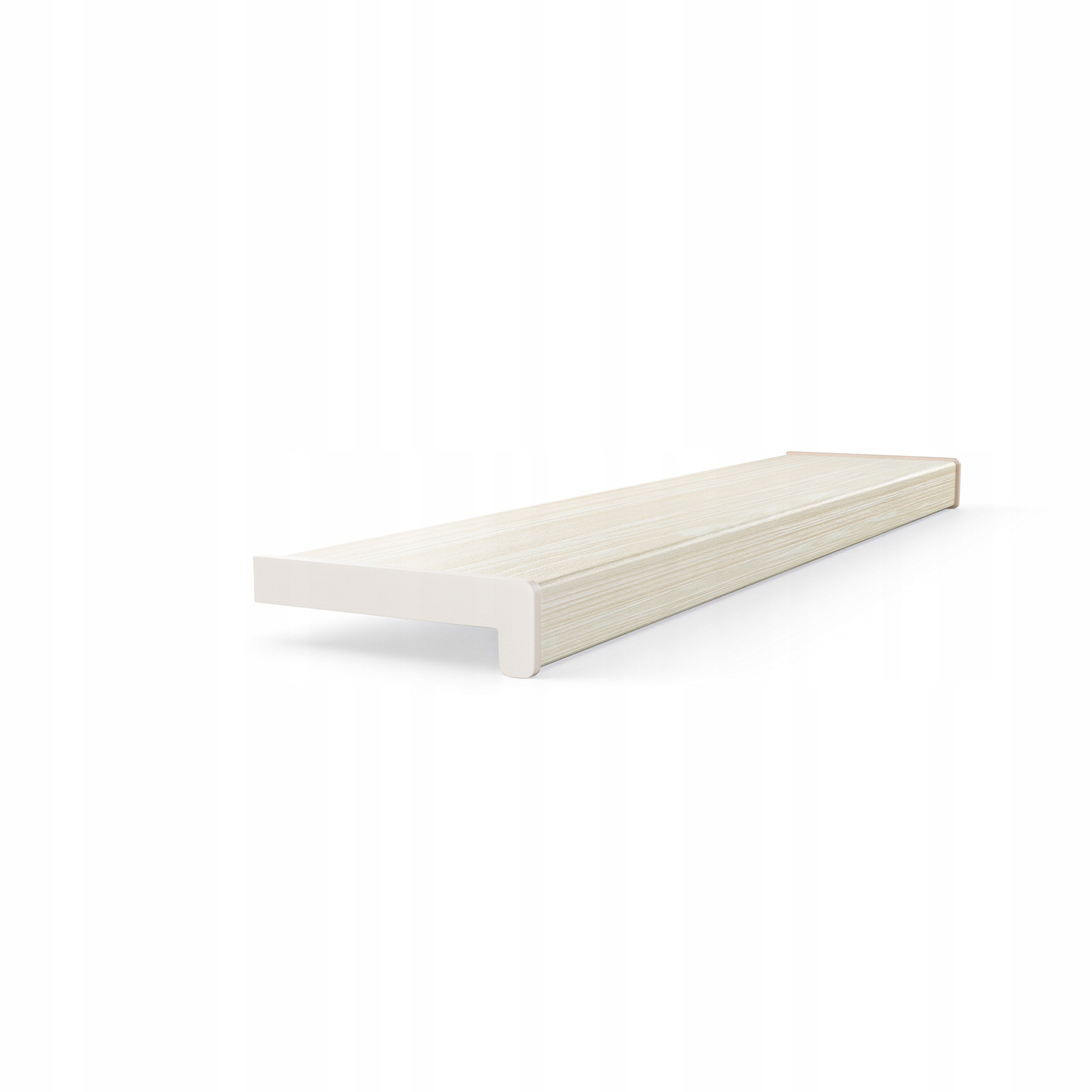 Vnitřní komorový parapet z Pvc, záslepky, šířka 35 cm, délka 100 cm, Skandinávský