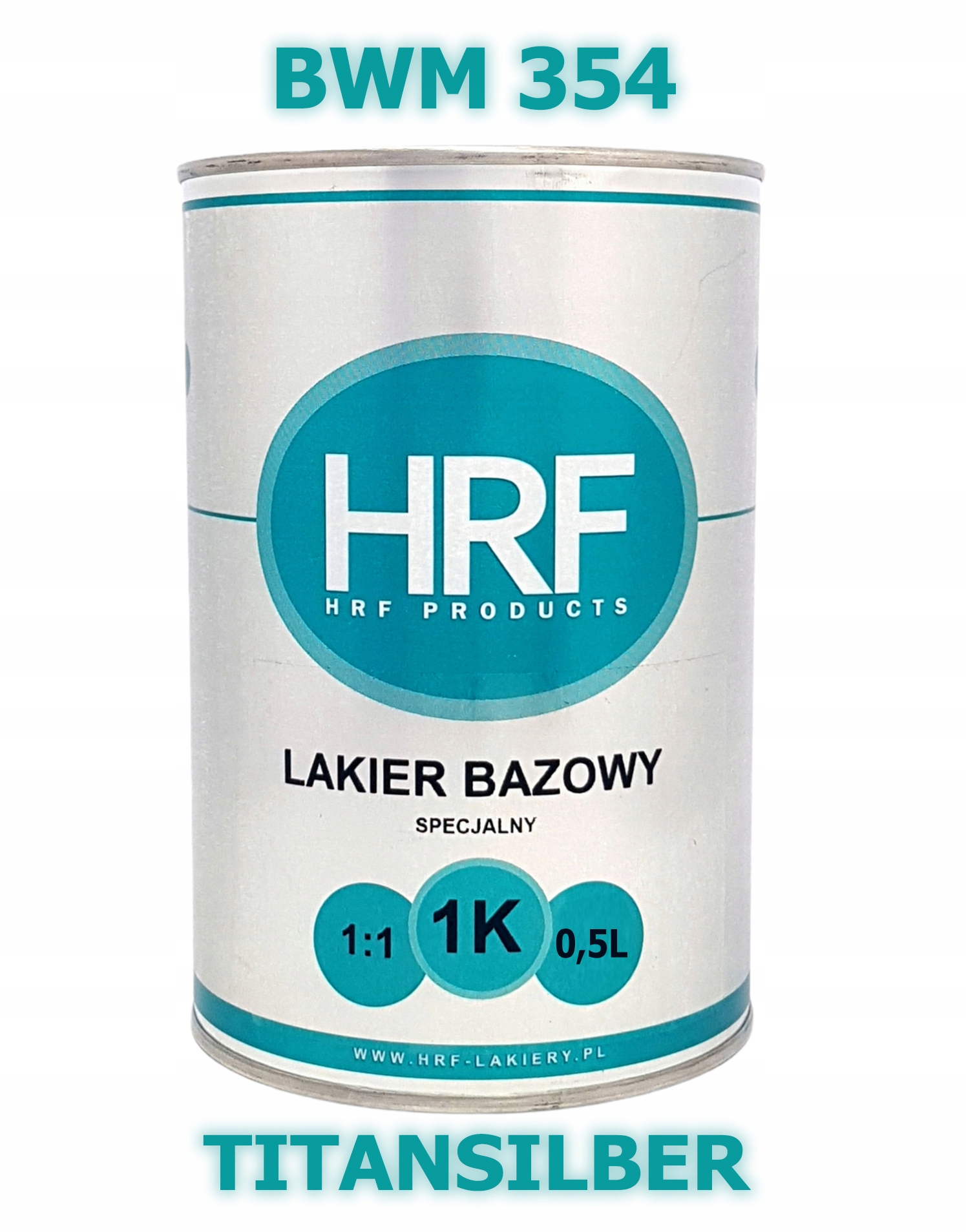 Hrf Lakier Bazowy 1K Bmw 354 1:1 Baza 0.5L Gęsta Titansilber