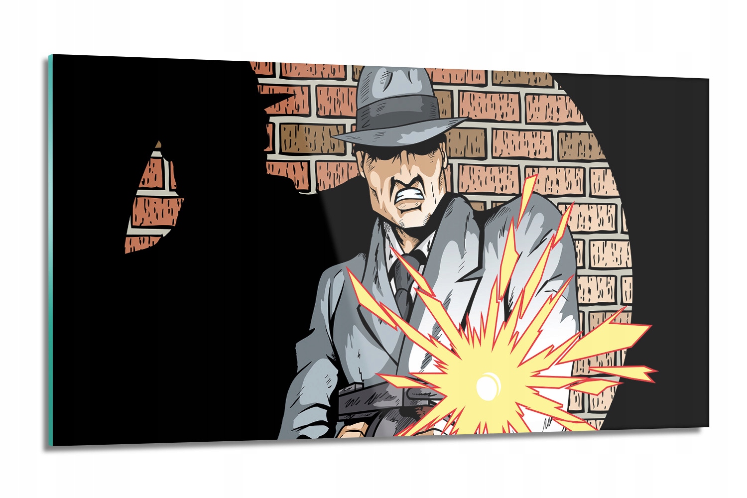 dekor Komiks gangster s potlačou 120x60 kuchynský
