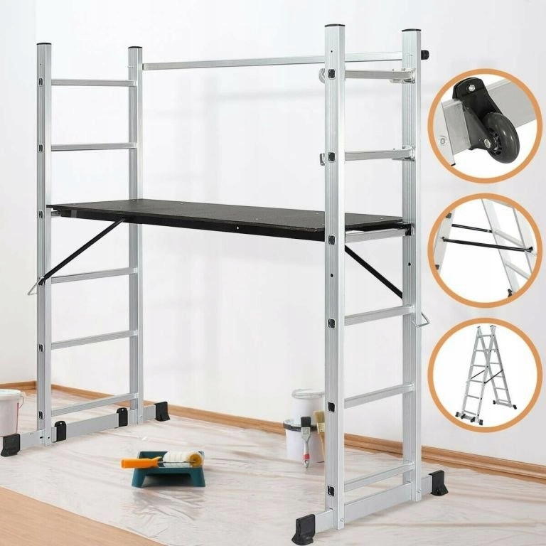 RUSZTOWANIE ALUMINIOWE O REGULOWANEJ WYSOKOŚCI Liczba elementów 6