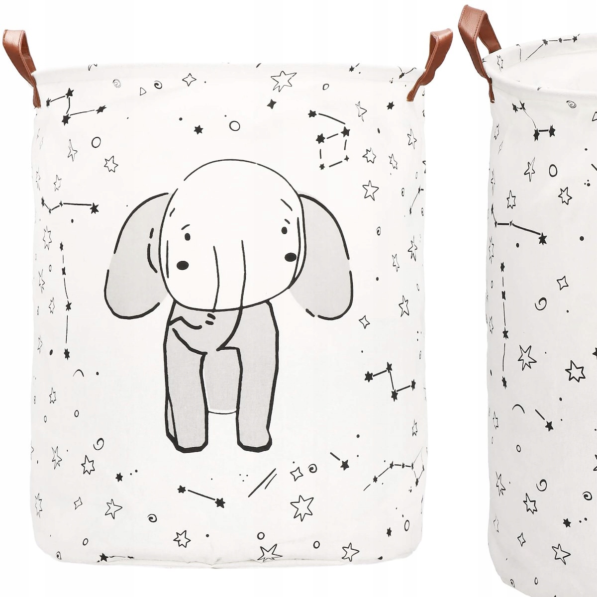 KOSZ NA PRANIE ZABAWKI BARYŁKA WOREK POJEMNY POJEMNIK SKŁADANY ORGANIZER Marka Springos