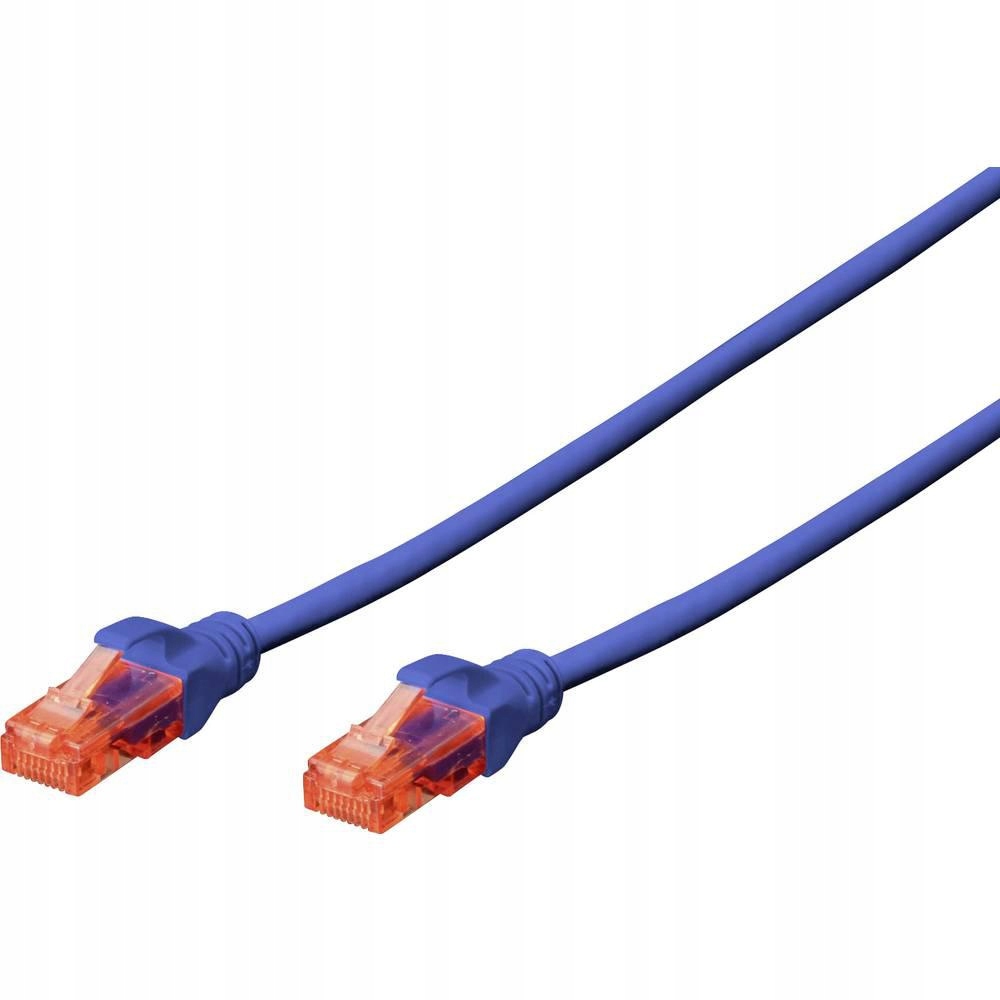 Digitus 10m Cat6 U/UTP kabel sieciowy U/UTP (UTP) Niebieski