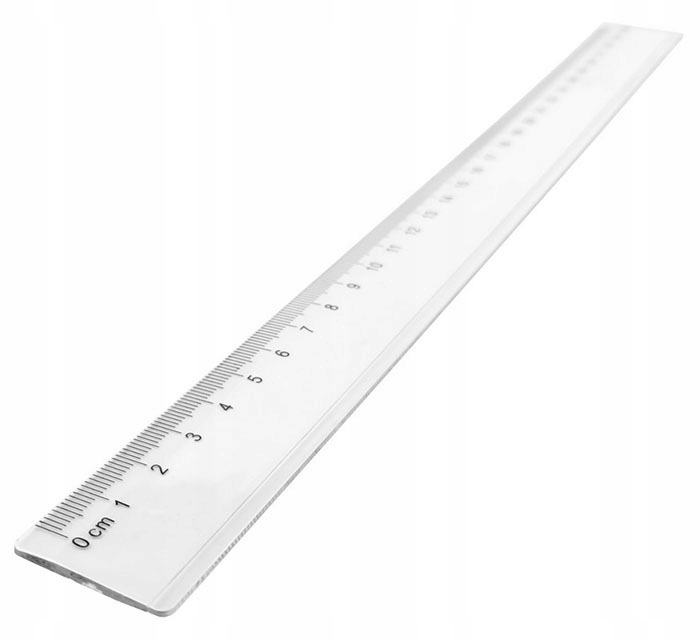 

Linijka Plastikowa bezbarwna 30 cm