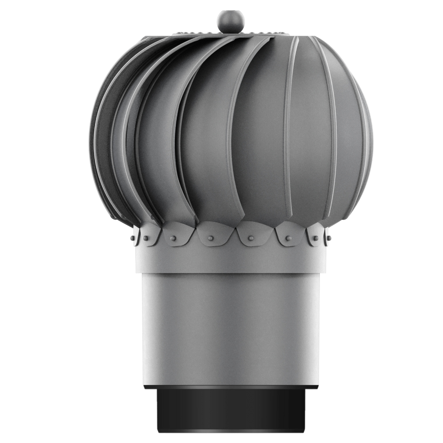 Komínová vložka pro větrání Otočná fi150+REDUKCE 110 Grafit 7024