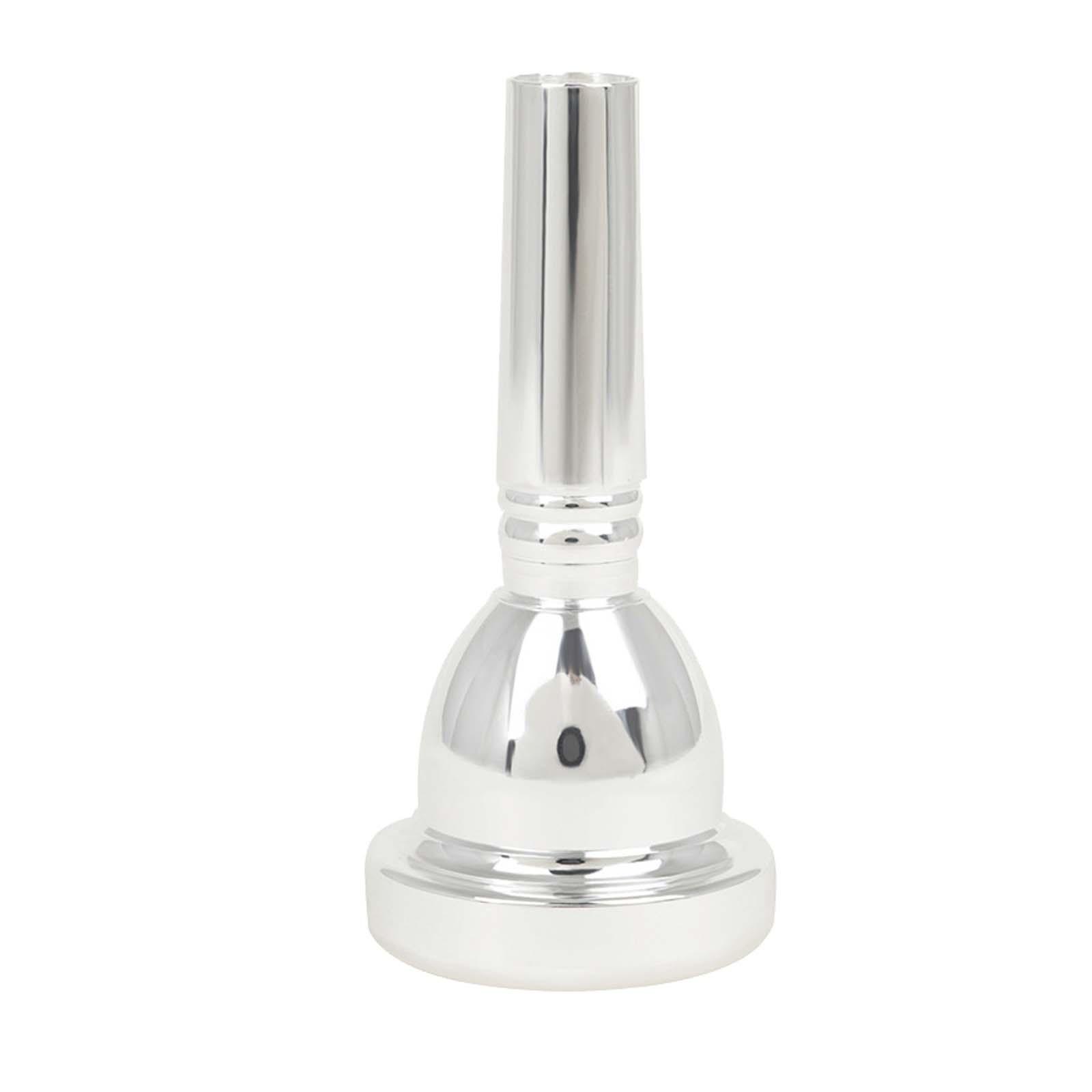 Trombone Mouthpiece Portable Professonal Argent