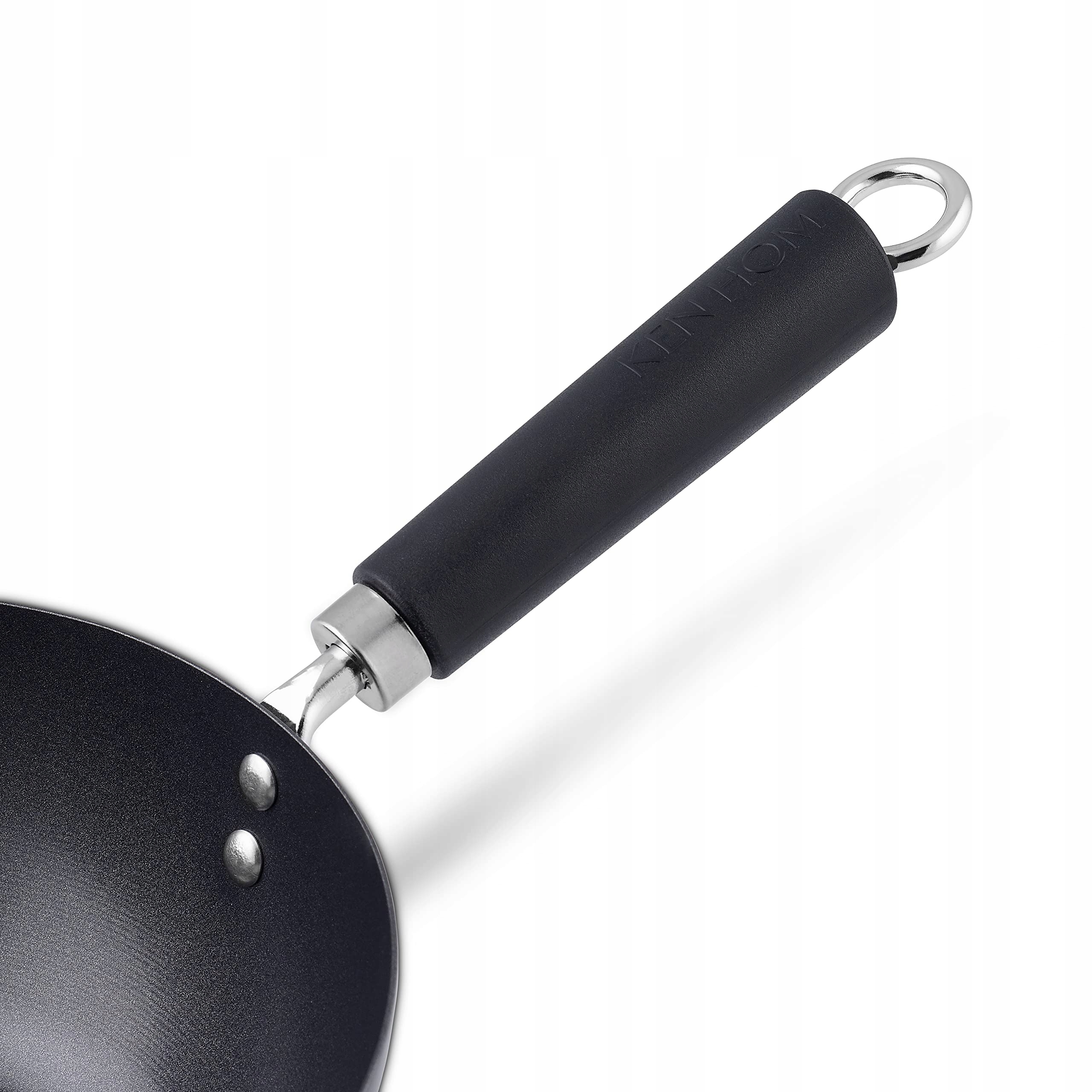 Ken Hom KH420001 mini wok ze stali węglowej, 20 Średnica 20 cm
