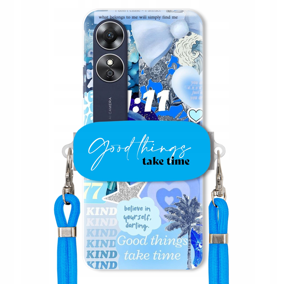 Puzdro pre Oppo A17 Držiak vodítko Crossbody Good Things Sea Morské Lata