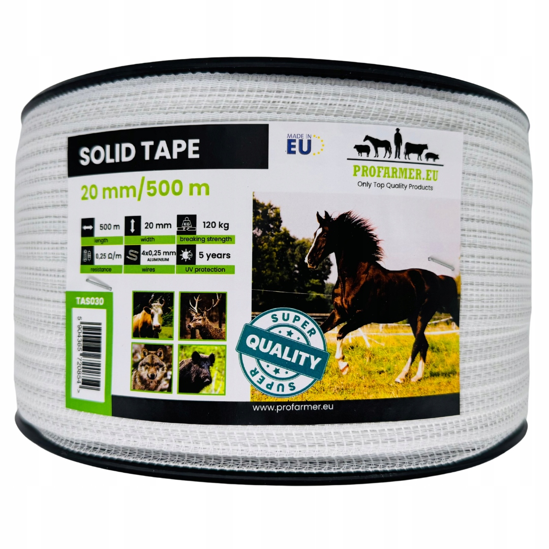 Taśma Do Pastucha Elektrycznego Dla Koni Bydła 20 mm 500 m Koń Bydło