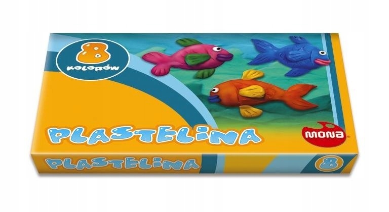 Plastelina 8 kolorów MONA Kod producenta 5907591300340