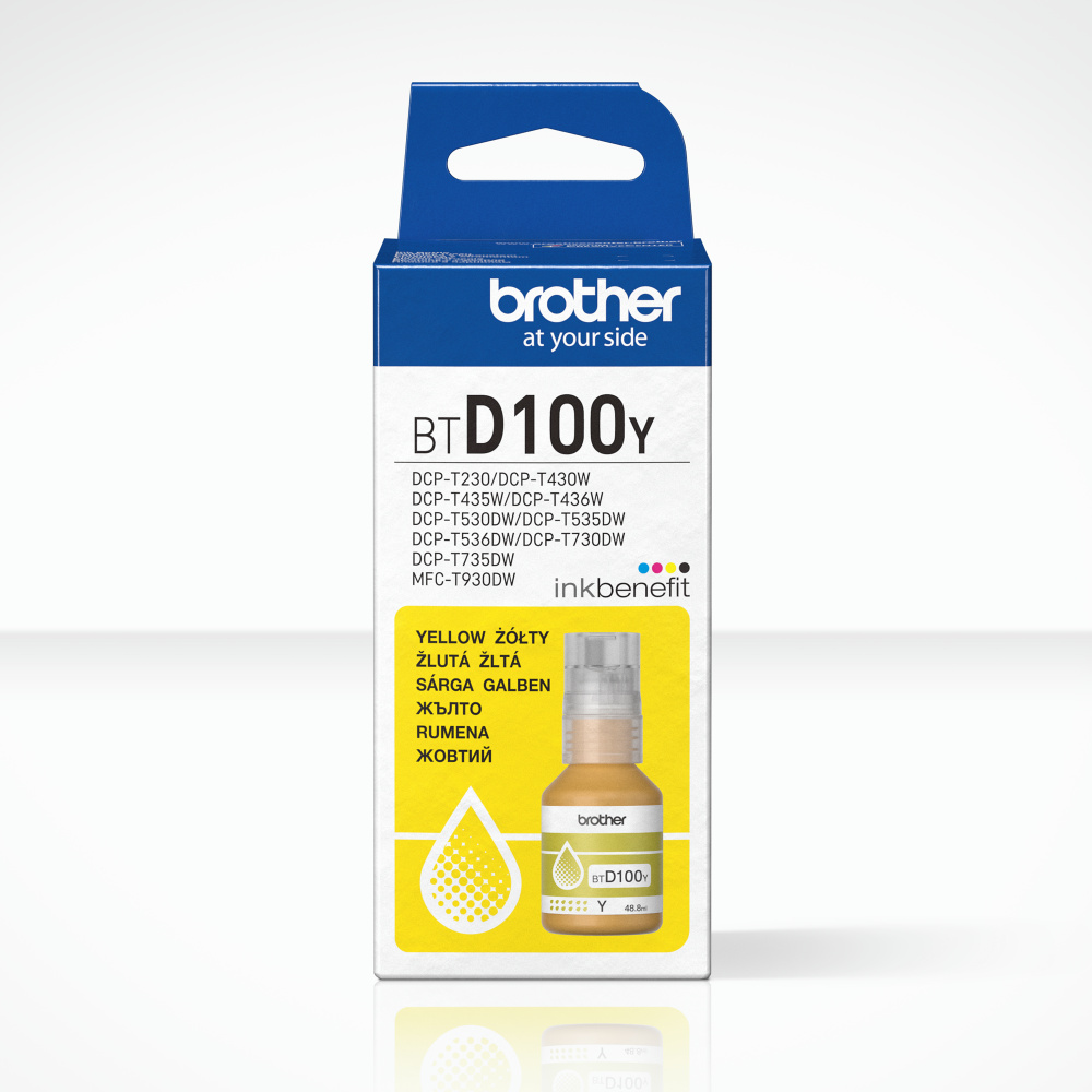 Tusz Brother BTD100Y żółty (yellow) Producent Brother
