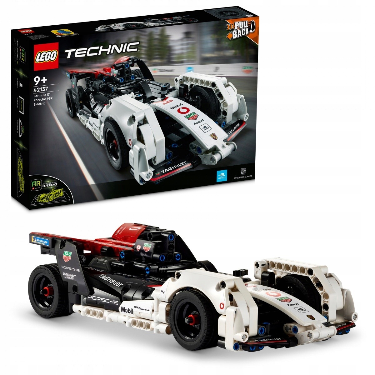 Lego Technic 42137 Elektrické Porsche 99X Formule E