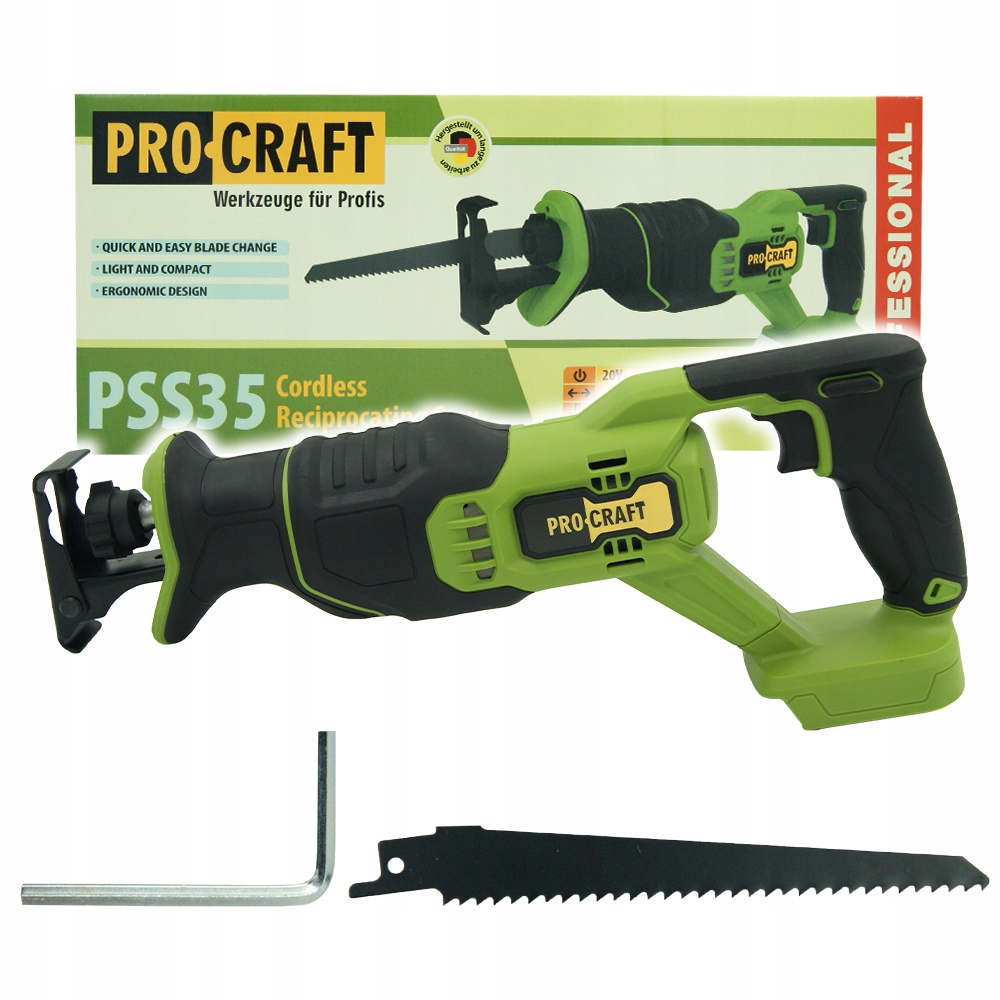 Akumulátorová šavlová pila Procraft PSS35bb
