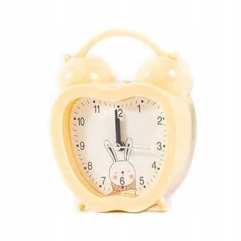 BUDZIK DLA DZIECKA ZEGAR Z ALARMEM ZAJĄCZEK MIŚ KOTEK RÓŻNE KOLORY