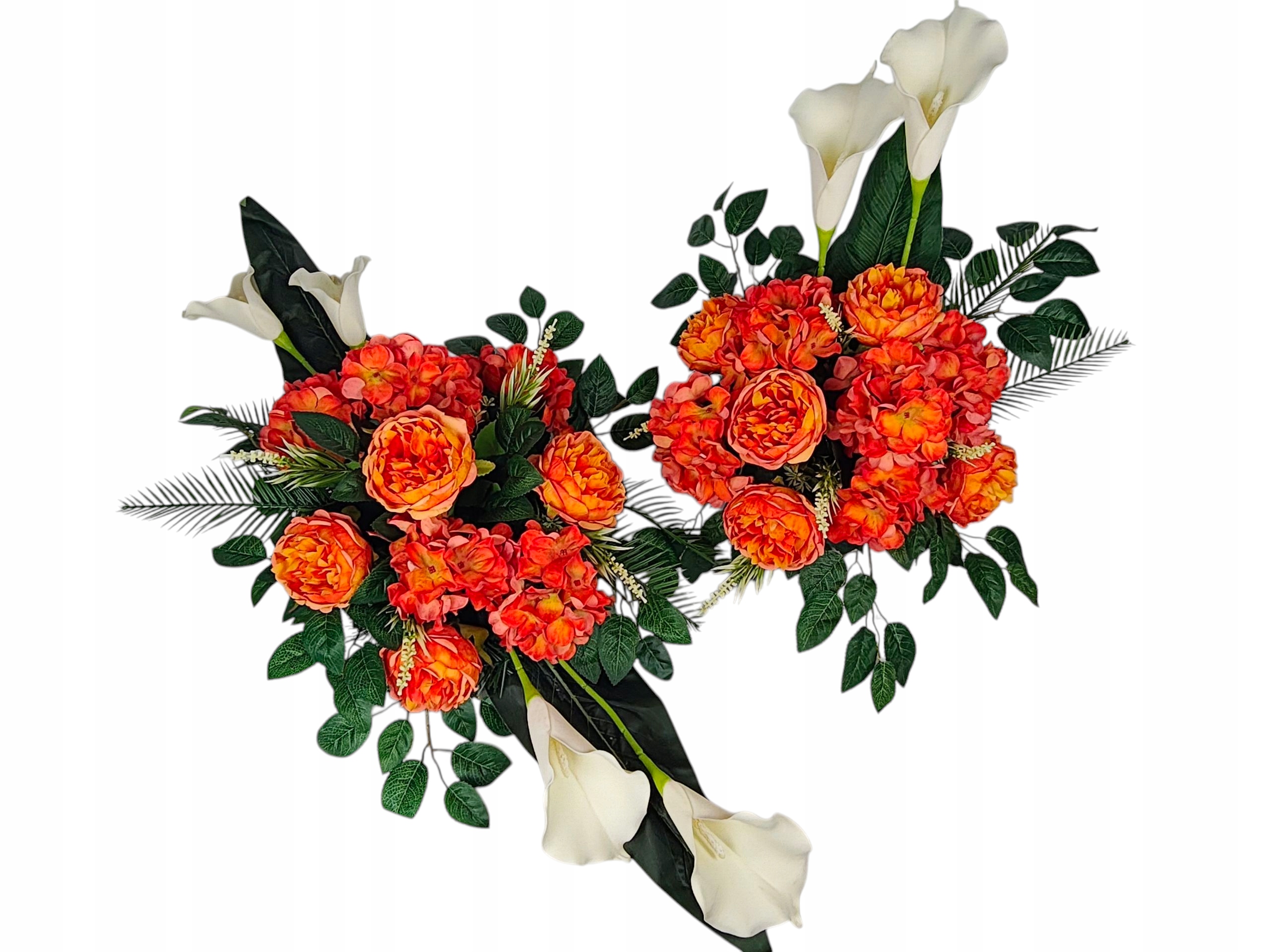 Dekorace na hrob, kompozice sada na hřbitov, pomník