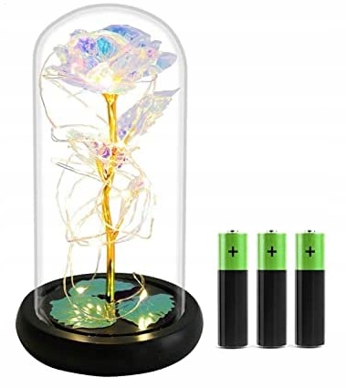 

Wieczna róża w szkle Led Opakowanie i baterie