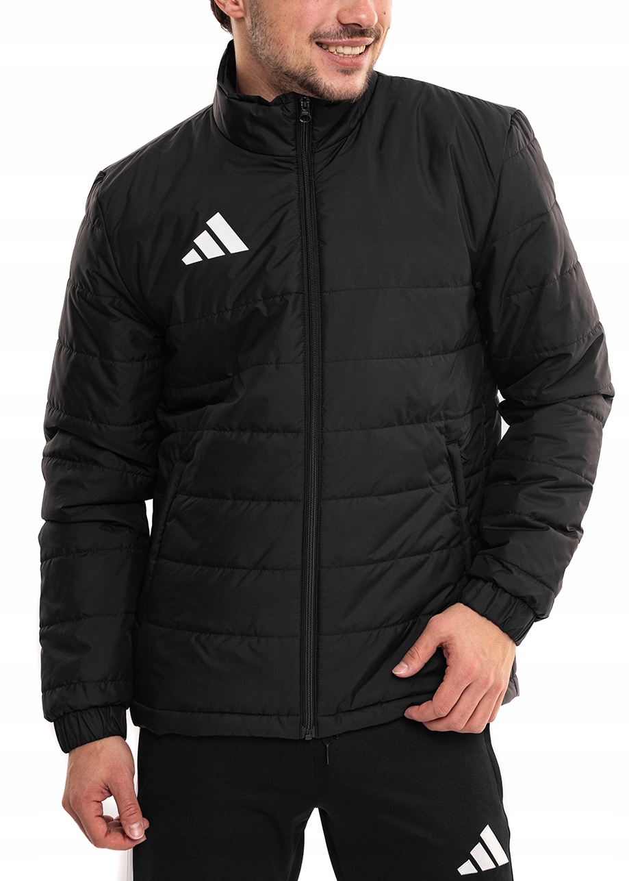 Pánská bunda adidas Entrada 26 prošívaná bez kapuce Sportovní černá vel. S