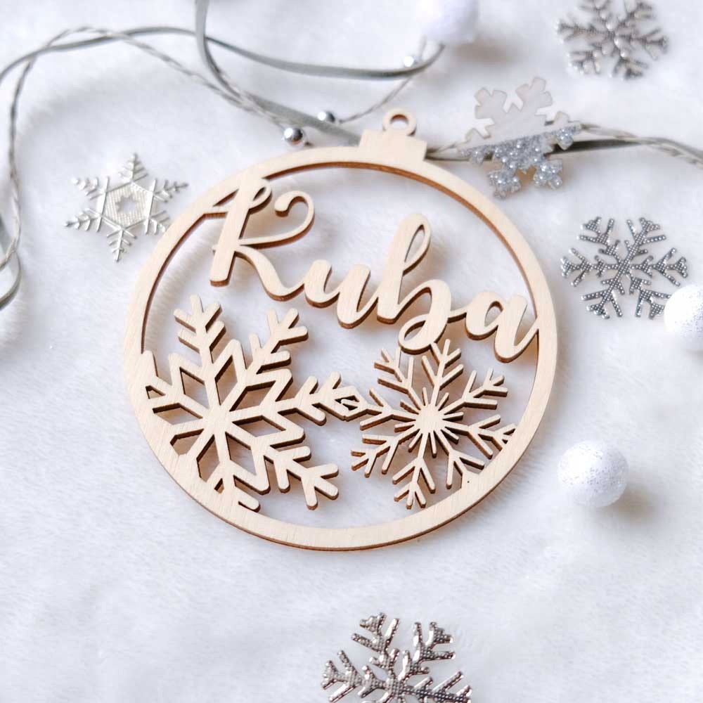 BOMBKA Z IMIENIEM DREWNO ŚWIĘTA MIKOŁAJ RÓŻNE WZOR Kod producenta 012_001_001