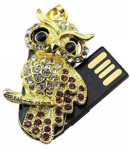 PENDRIVE USB SZYBKI FLASH DRIVE ULTRA PAMIĘĆ ZAWIESZKA PREZENT SOWA 64GB Marka Dr. Memory