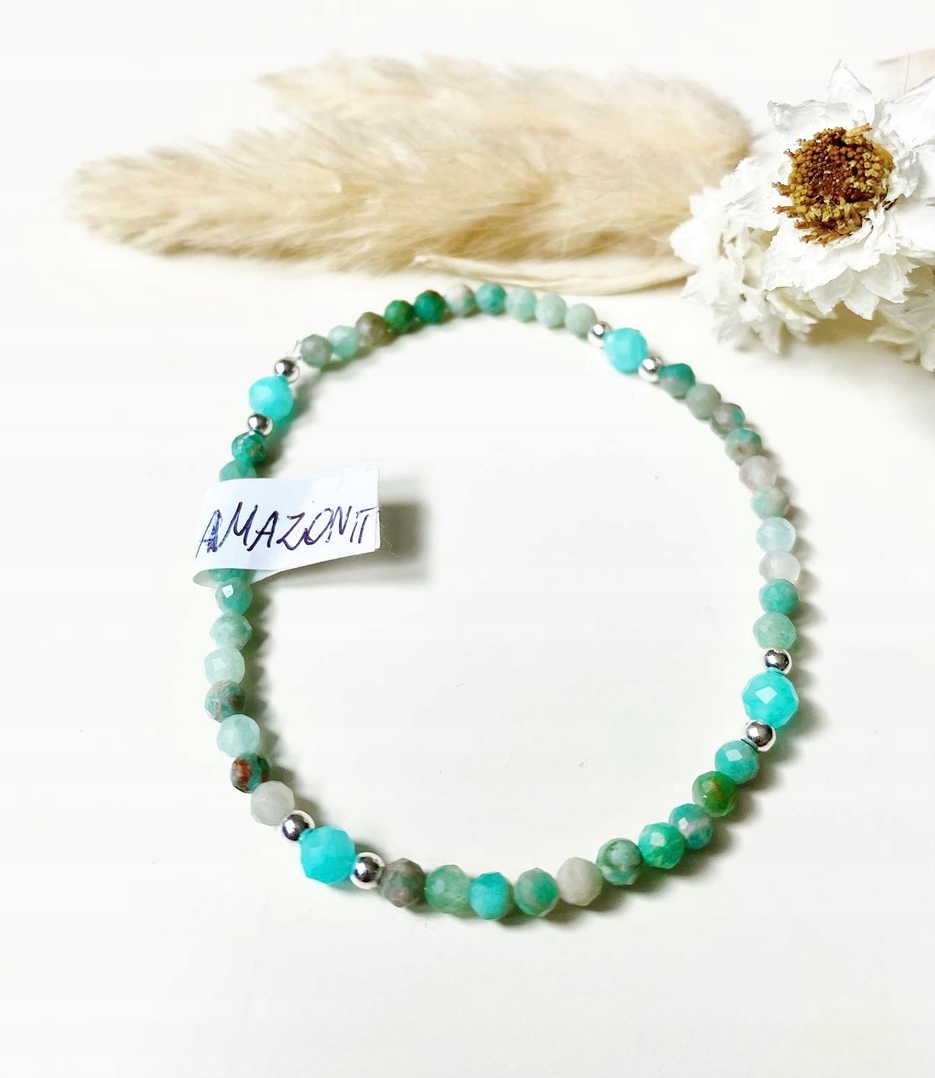 Náramek s přírodním kamenem Amazonit
