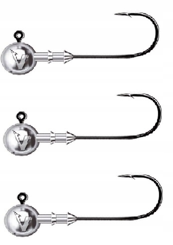 Mocna i ostra Główka jigowa DRAGON V-POINT BIG GAME 8/0 50g 3sztuki