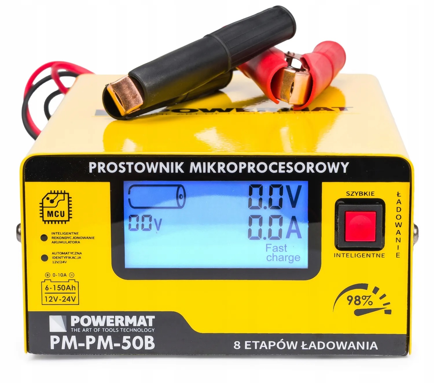 

Prostownik do akumulatora 12V/24V Mikroprocesorowy