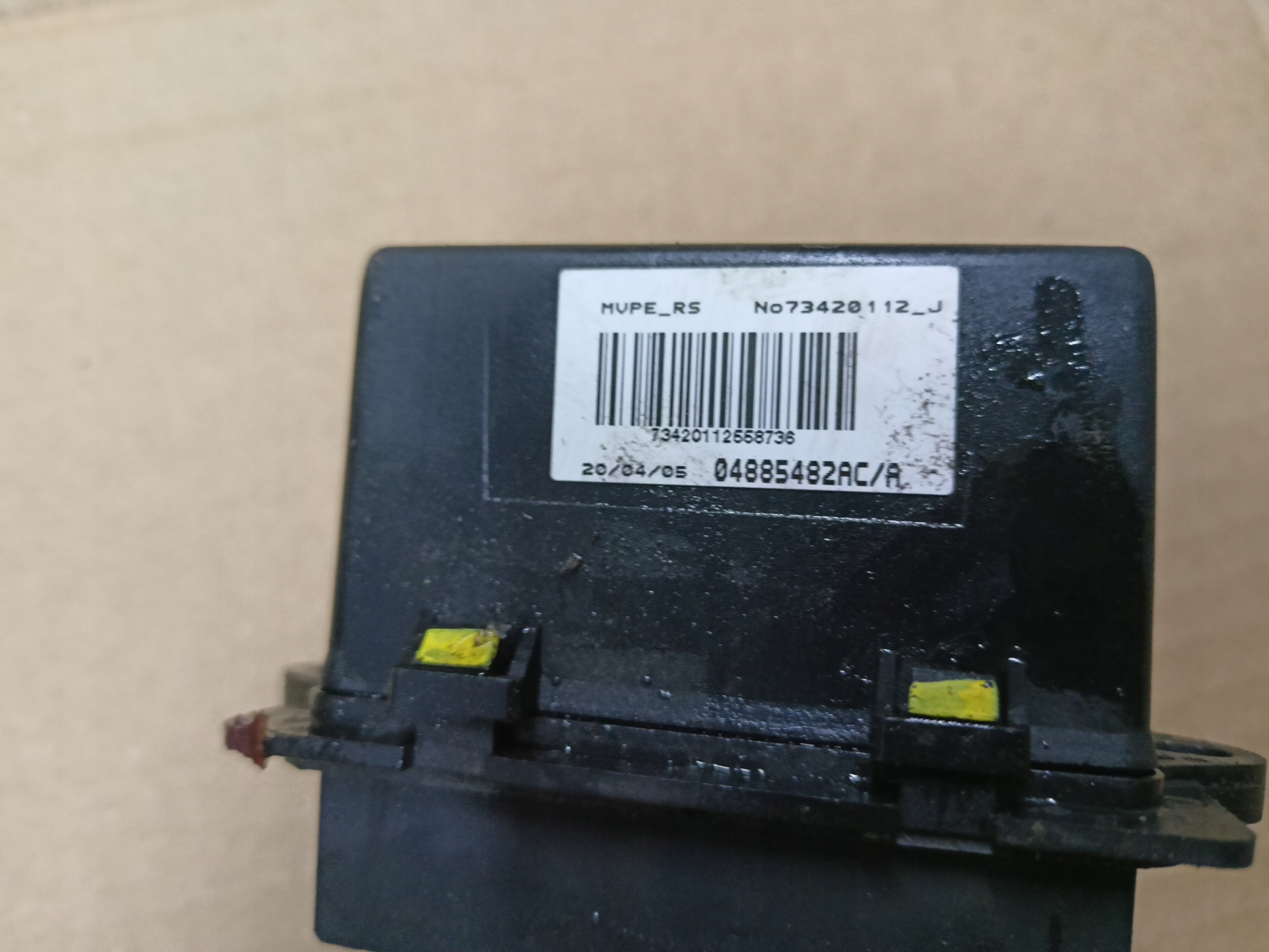 CHRYSLER GRAND VOYAGER IV gebläsewiderstand