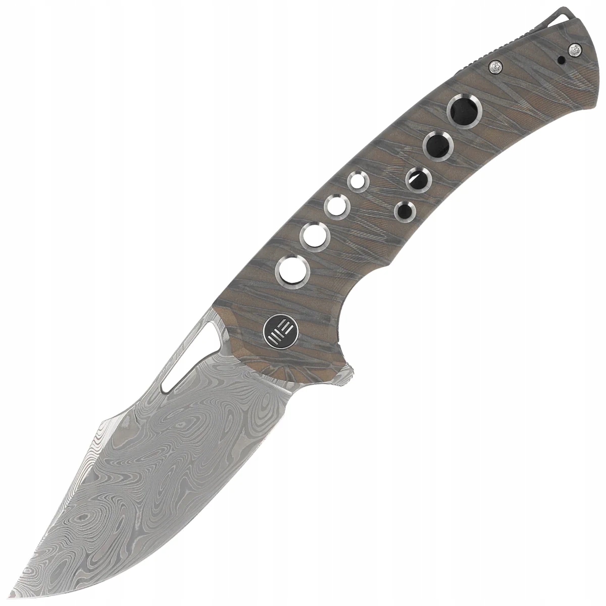 Nůž Edc WeKnife Swiftfin Ocel Damasteel Thor Titanová rukojeť