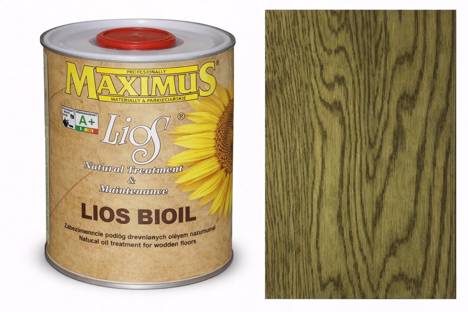 Maximus Lios Bioil Oliva Olivový barvicí olej na dřevo 1L