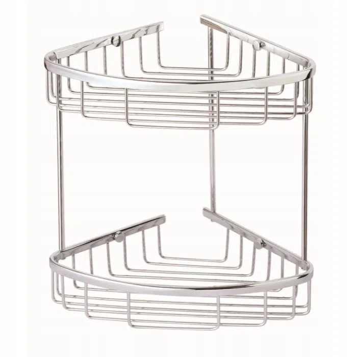 Stella dvojitý rohový košík, chróm, 16.052
