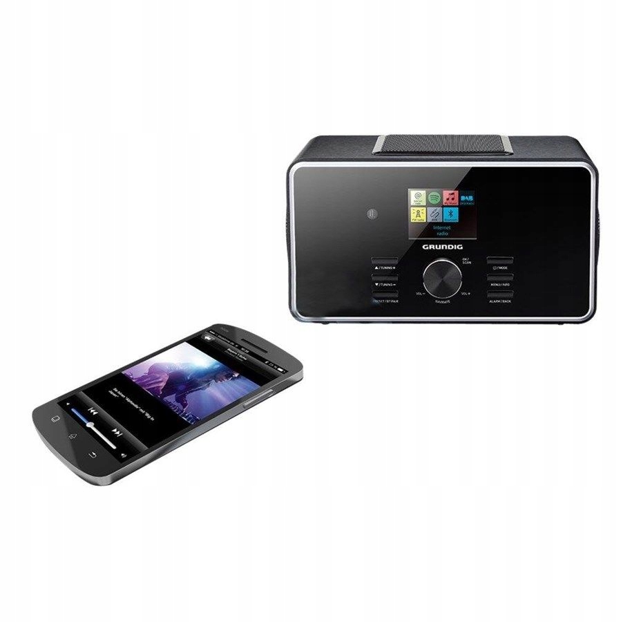 RADIO INTERNETOWE KUCHENNE BLUETOOTH DAB+ WEB GRUNDIG DTR 6000X BT Wysokość produktu 12.8 cm