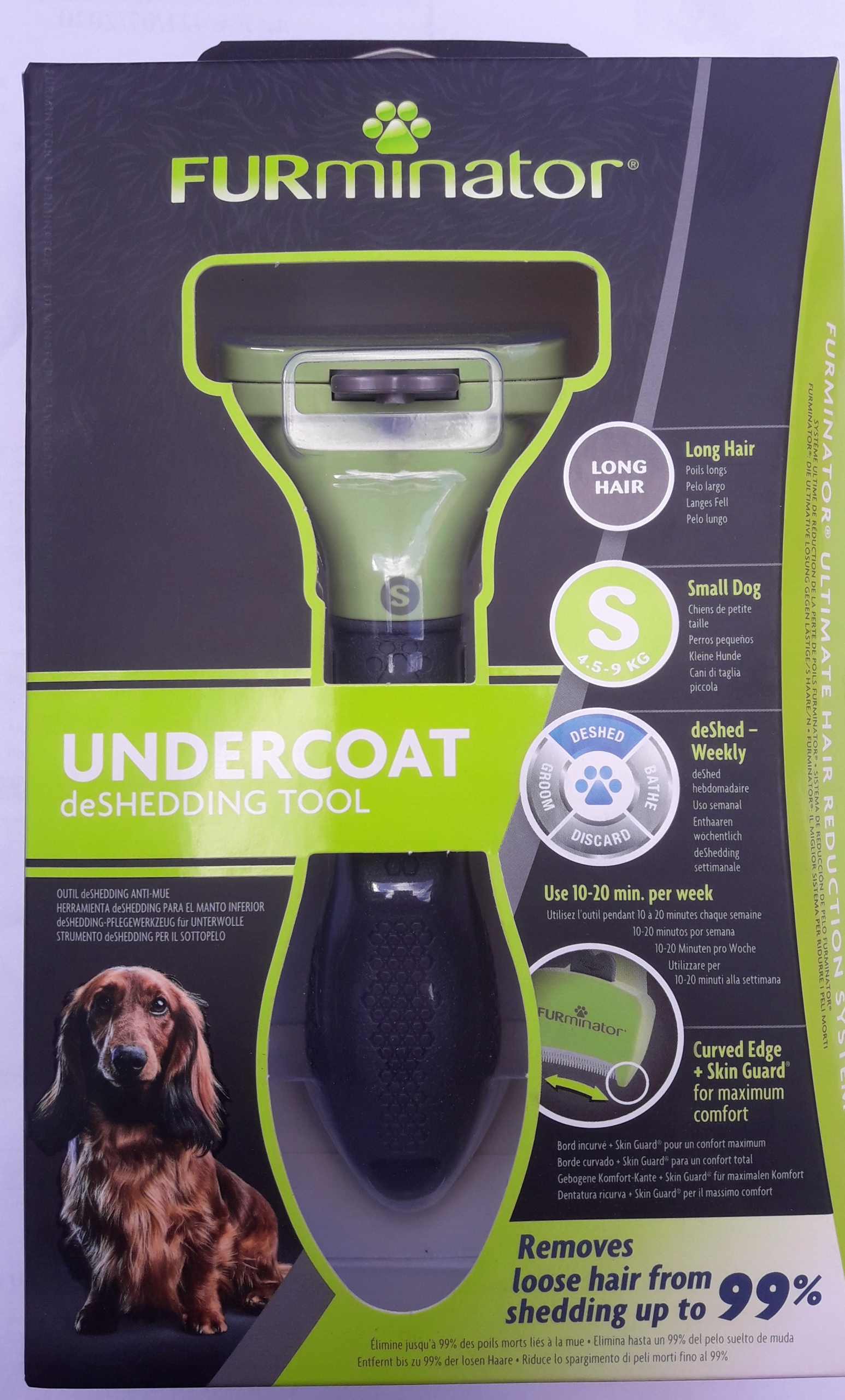 

Furminator dla psów długowłosych - Small Nowość