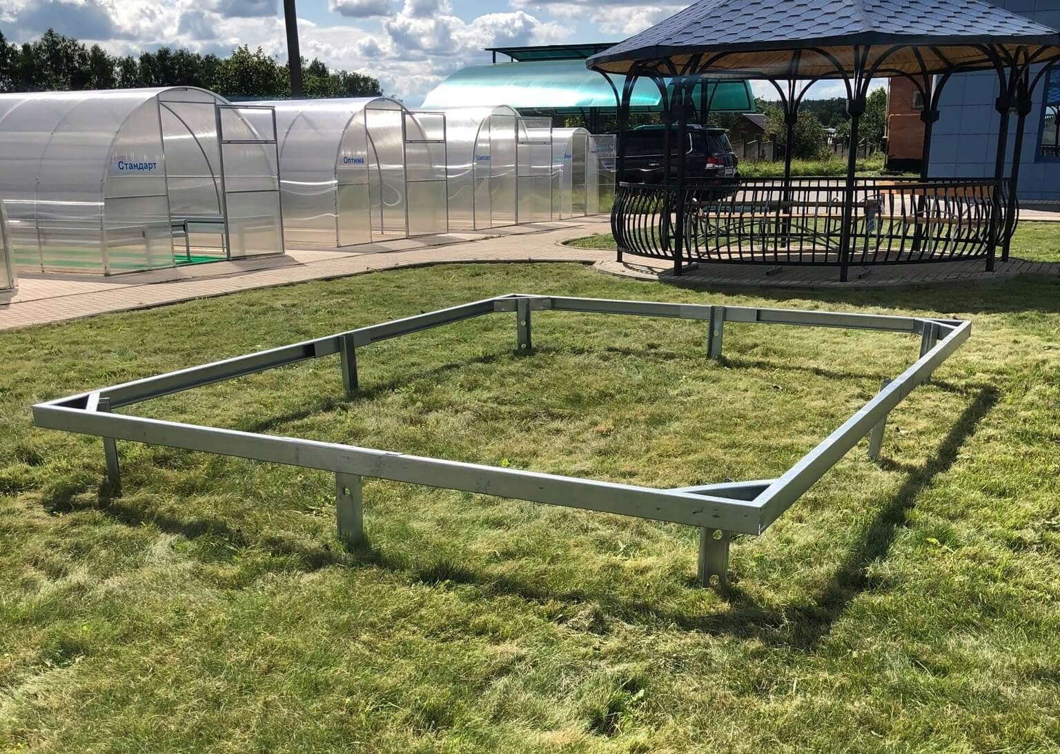 Metalowy Fundament 3x6 do Szklarni Baza Profil Producent Botanic