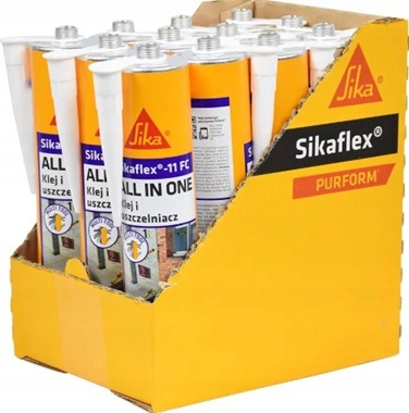 Sika Sikaflex 11FC Klej Uszczelniacz Poliuretanowy Szary 300 ml x 12 szt.