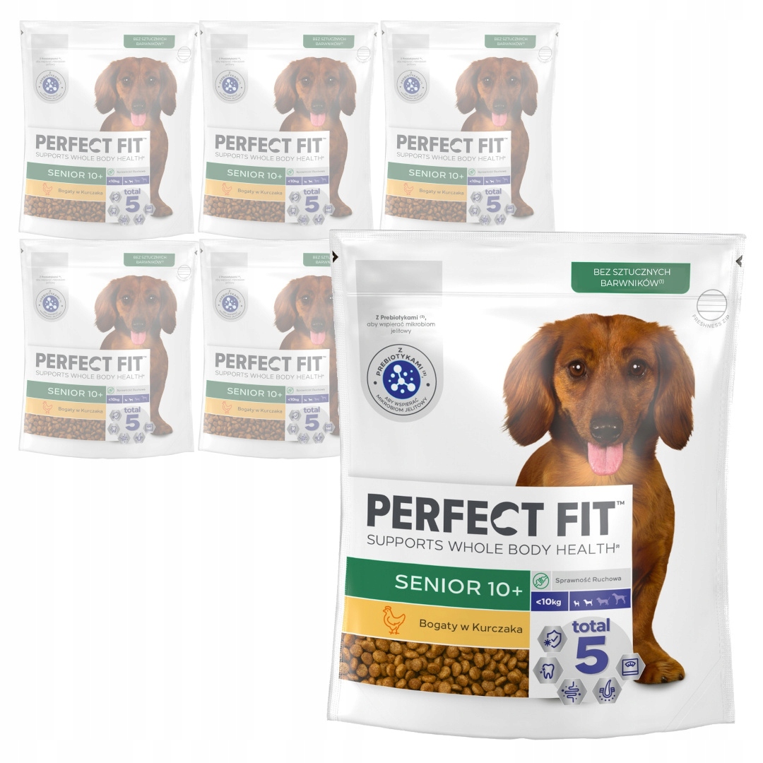 Perfect Fit Senior Suché Krmivo s kuřecím masem pro psa malého plemene 6x825 g