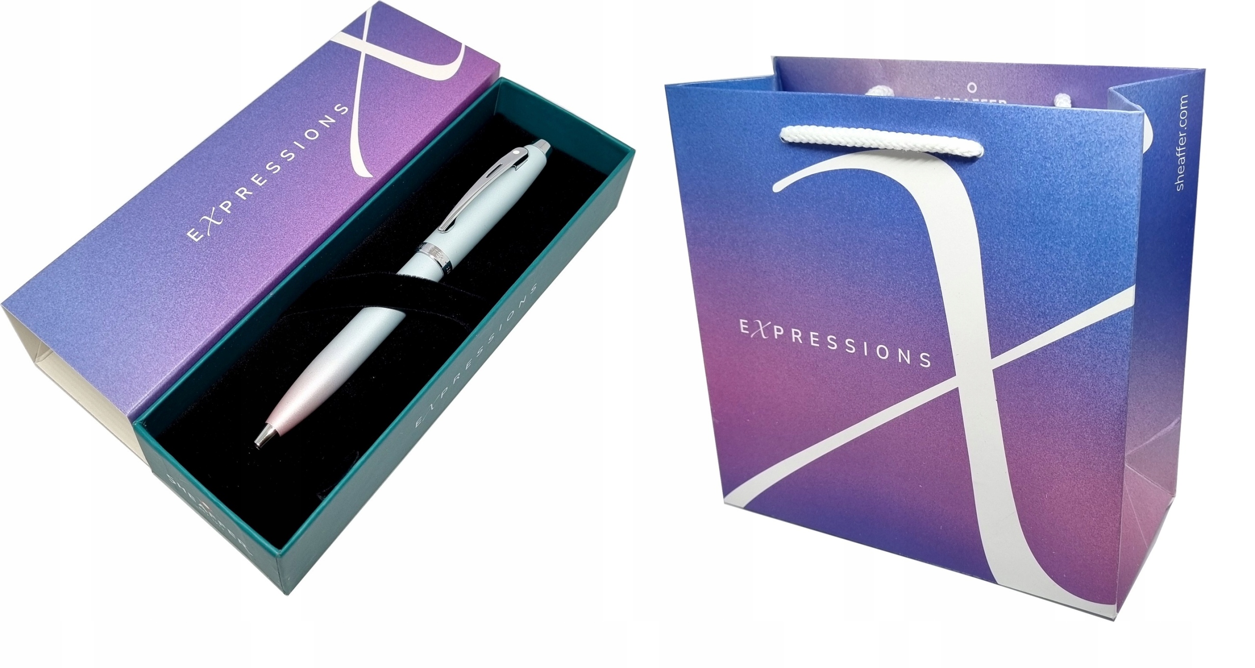 Sheaffer 100 Długopis Expressions Perłowo Niebiesko Fioletowy