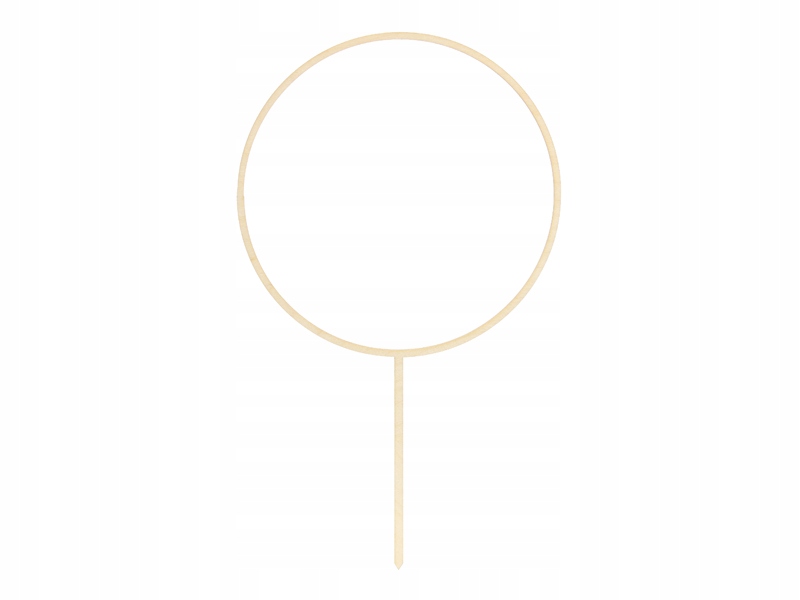 

Topper drewniany obręcz dekoracja na tort weselny